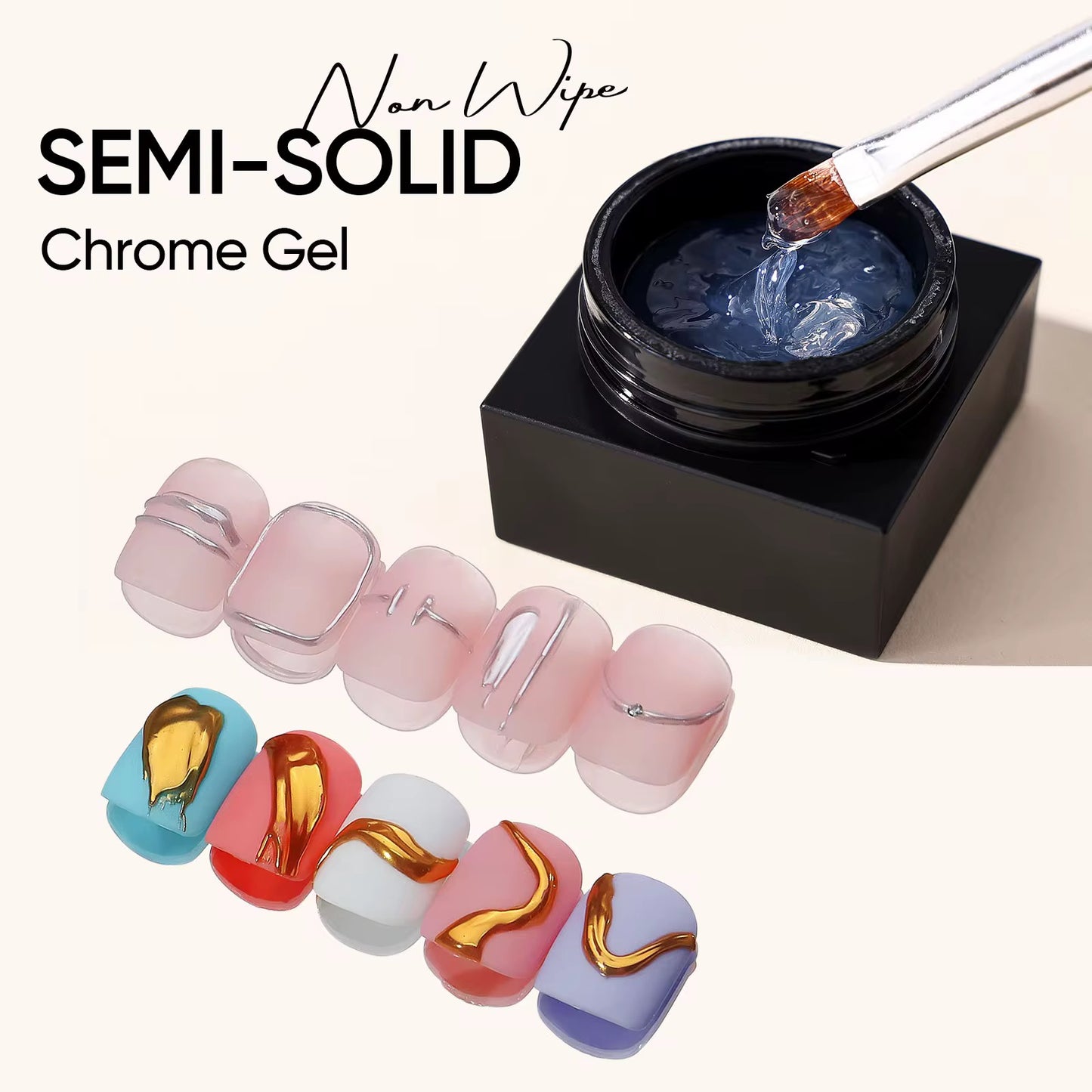 Semi Solid chrome Gel