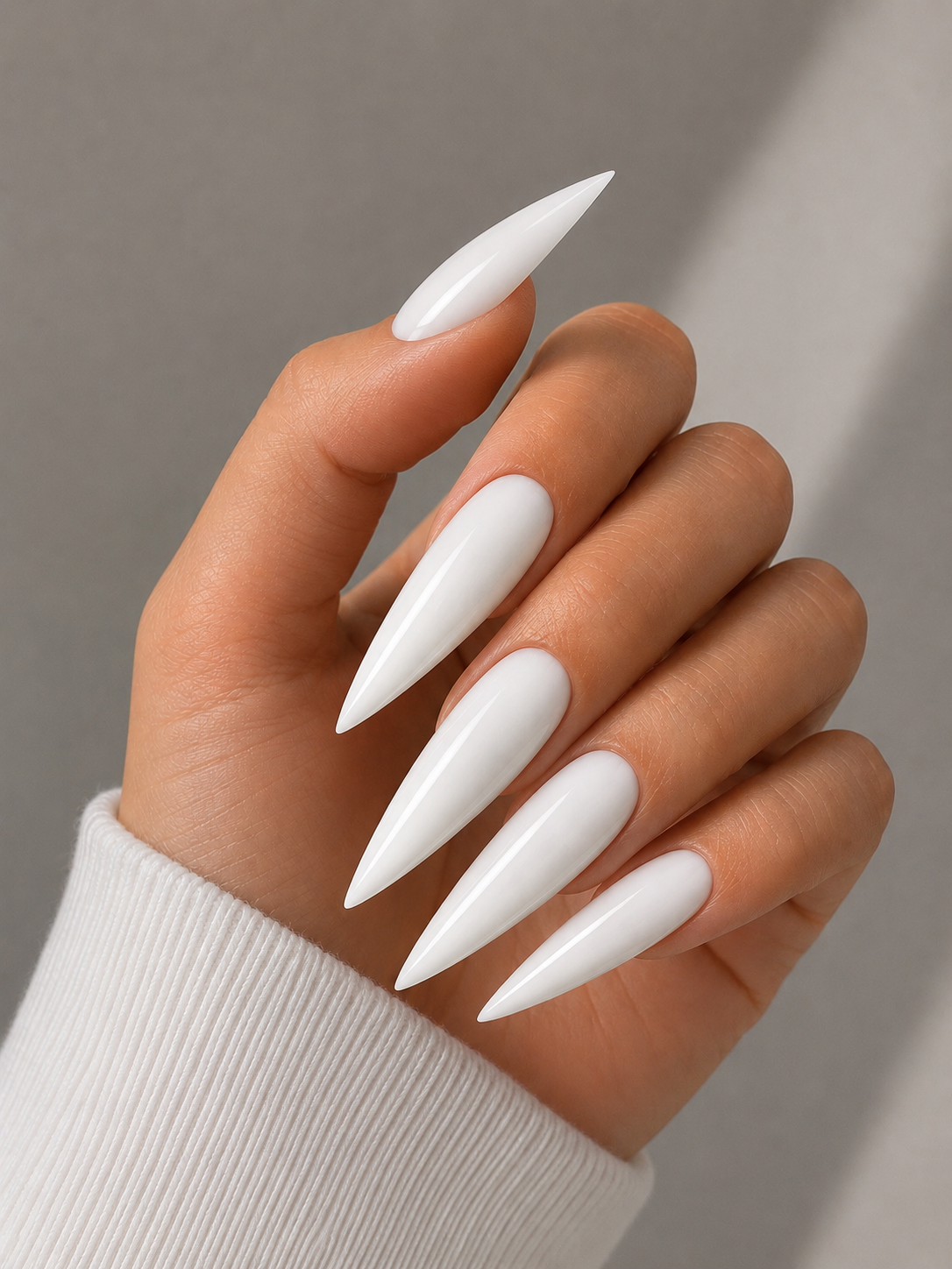 Milky white