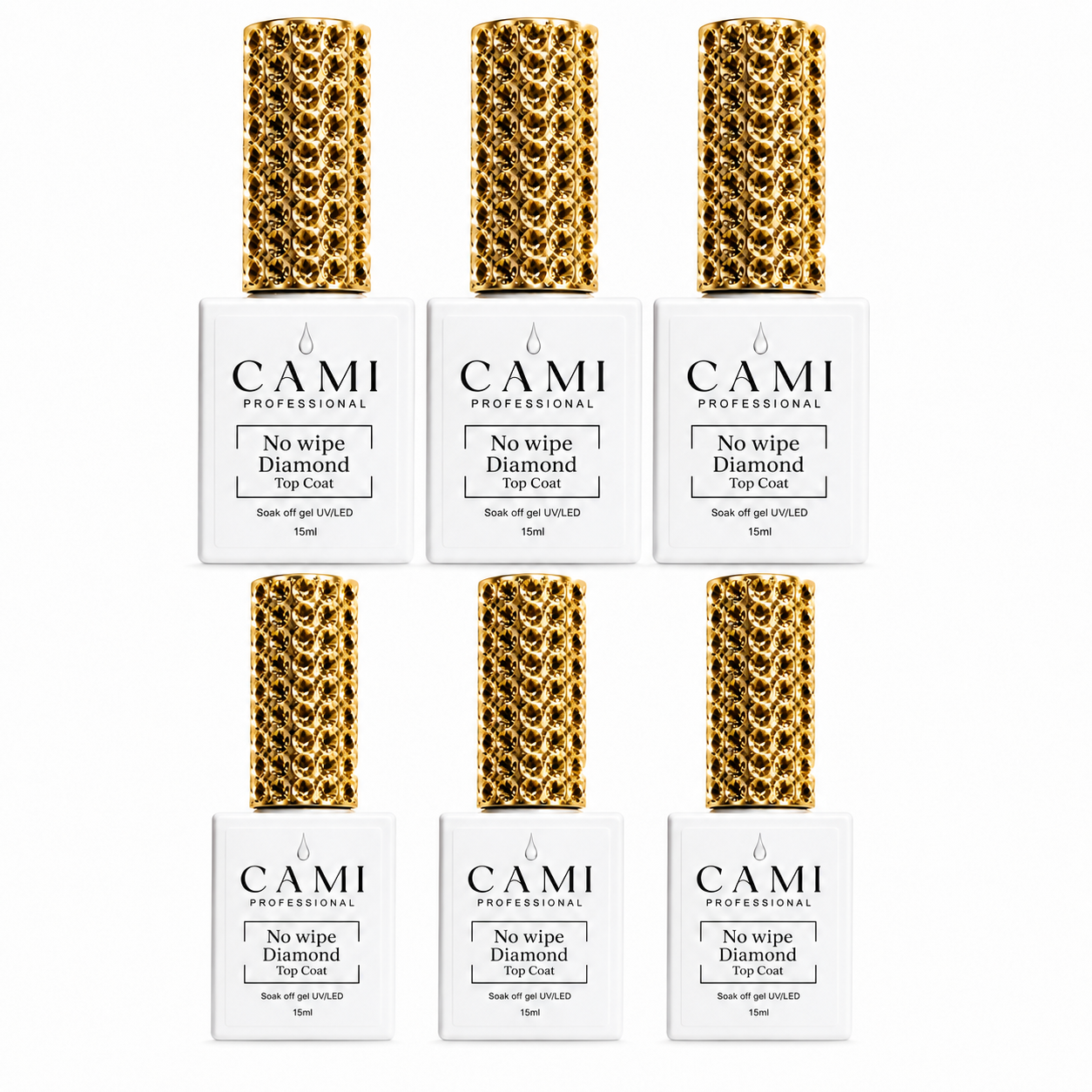 CAMI No Wipe Diamond Top Coat – Bundle of 6