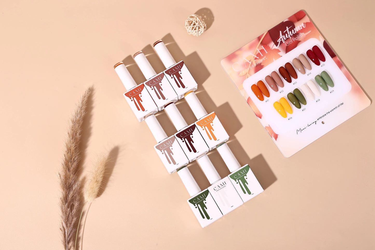 CAMI Professional Gel polish - Autumn Collection 9 colors