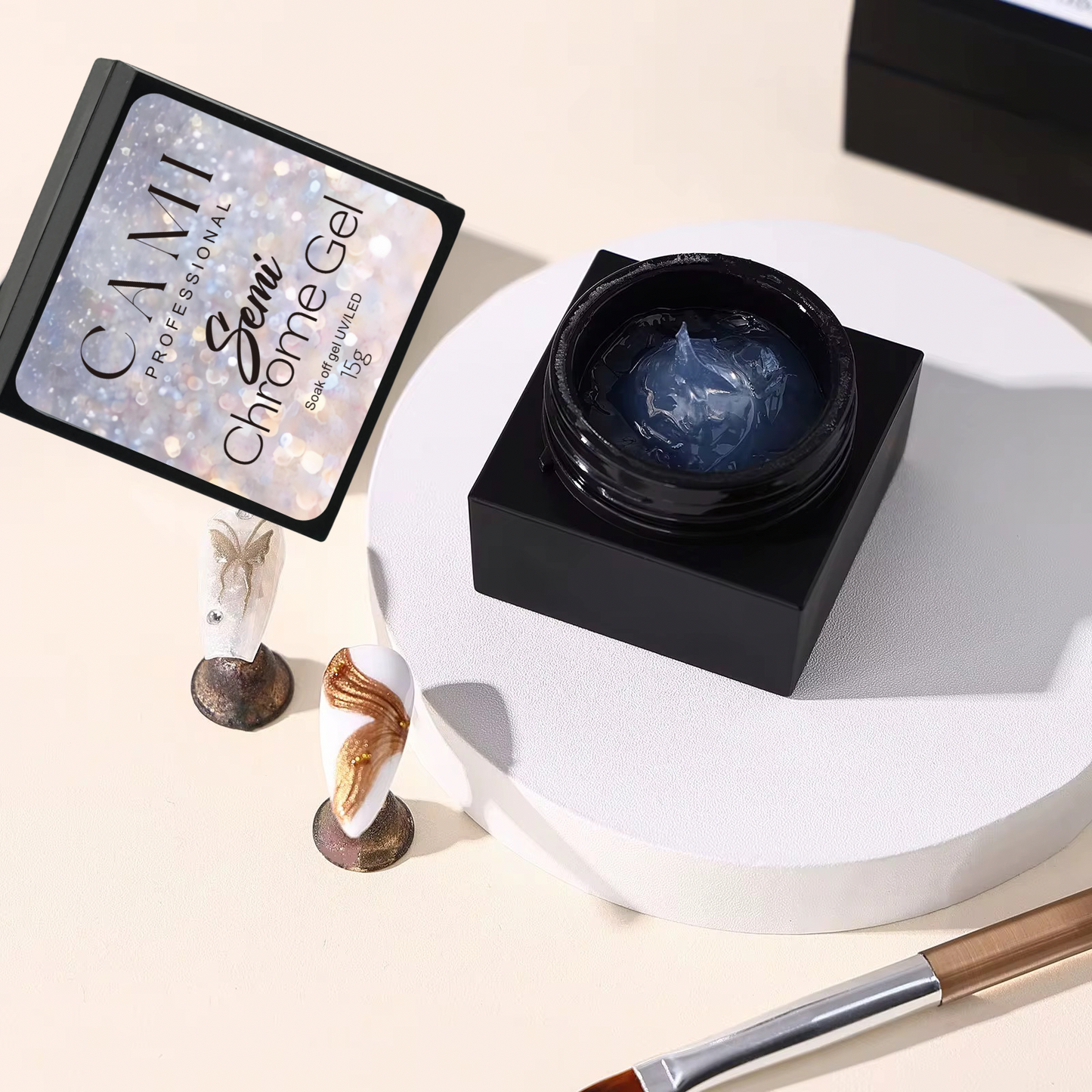 Semi Solid chrome Gel